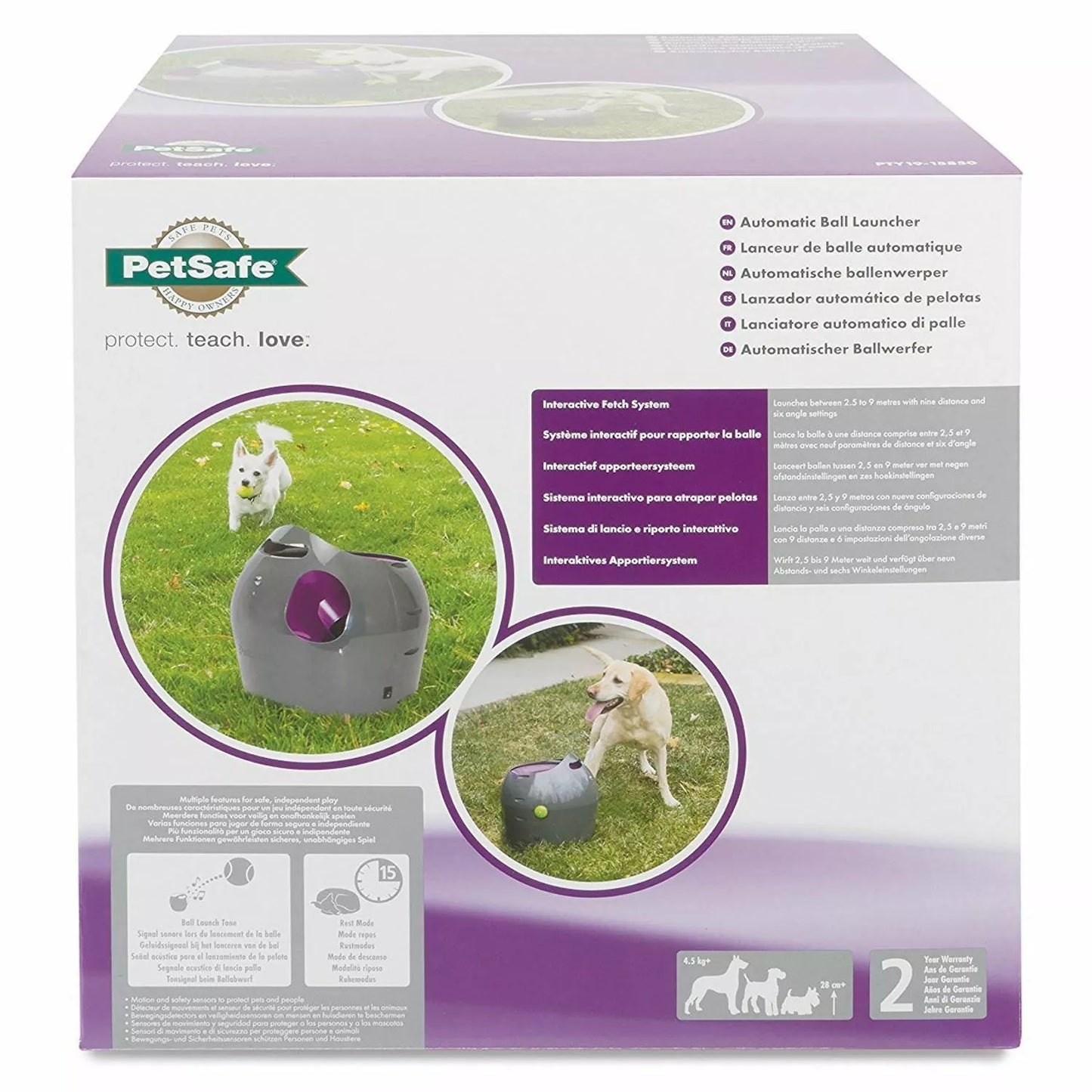 Petsafe Automatic Ball Launcher - Dog Outdoor Tennis Ball Thrower Pty19-15850